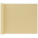 Balkonski zastor bež 75 x 300 cm HDPE Cijene