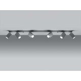  Stropna svetilka MERIDA 6L siva, (21347470) | Shoptok.si