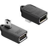INF Levo kotni mini USB moški v USB-A ženski OTG adapter (4x), (5000276521) | Shoptok.si