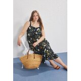 Trendyol Ženska haljina Tbbss25Ah00104, Crna Cene