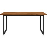 Kvadratni blagovaonski stol 160 x 70 x 75 cm Prirodna | shoptok.hr
