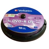 Verbatim dvd+r rl, 8.5GB, 8x Cene'.'