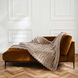 Douceur d intérieur Svetlo rjava odeja iz mikropliša 180x220 cm Boudoir – | Shoptok.si