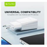 BAVIN punjač 2.4A usb-a + kabl type-c bela | ePonuda.com
