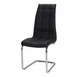 Trpezarijska stolica DC865 noge hrom /crna 590x430x1040 mm ( 779-059 )