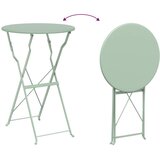  Sklopivi bistro set 3 pcs Morska pjena Čelik | shoptok.hr
