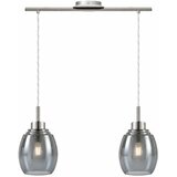 Brilagi LED luster na sajli RETRO GLASS 2xE27/60W/230V matirani hrom/zadimljena siva Cene