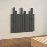  Stensko posteljno vzglavje sivo 82,5x3x80 cm trdna borovina, (20737530) | Shoptok.si