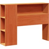 Krevet s regalom za knjige bez madraca 100 x 200 cm od borovine | shoptok.hr
