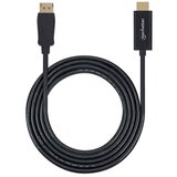 Manhattan HDMI priključni kabel 100.00 cm 152662 crna [1x muški konektor displayport - 1x muški konektor HDMI] | Eponuda.ba