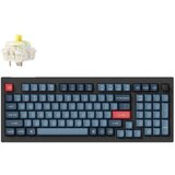 KEYCHRON V5 Max QMK/VIA Brezžična Mehanska Tipkovnica, Bluetooth / 2.4 GHz, Banana Tactile Switch, US Layout, V5M-D4, (21733139) Cene