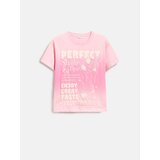 Reserved Ležerni t-shirt s printom - pastelnoružičasto | shoptok.hr