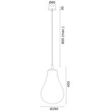  Argon 4879 - Luster na sajli JESSE 1xE27/15W/230V zlatna/bela | Eponuda.com