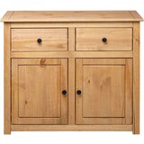 vidaXL komoda 93x40x80 cm trdna borovina Panama Range | Shoptok.si
