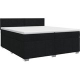  Boxspring krevet s madracem Crna 200 x 200 cm Tkanina | shoptok.hr