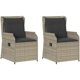  Vrtna klupa 2 pcs Svijetlo siva poliratan | shoptok.hr
