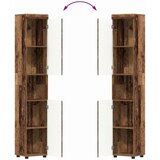 vidaXL Kupaonski ormar Staro drvo 37 x 31.5 x 203 cm Konstruirano drvo | shoptok.hr