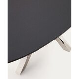 Kave Home Jedilna miza s stekleno mizno ploščo 100x200 cm Argo – | Shoptok.si