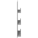  Polica za časopise s policom Siva Sonoma 51 x 11 x 102 cm | shoptok.hr