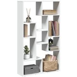 vidaXL Knjižna omara bela 72x20x120 cm inženirski les Cene