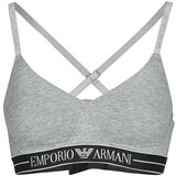 Emporio Armani Topi EVERYDAY COTTON PADDED SOFT COUTOUR BRA Siva | Shoptok.si