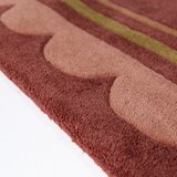 Flair Rugs Bordo rdeča ročno tkana volnena preproga 120x170 cm Lois – | Shoptok.si