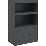  Komoda antracit 67 x 39 x 107 cm čelična | Eponuda.com