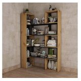 Hanah home Bookshelf CPT6011-200114-190x200x25 cm, Smeđa | Eponuda.ba
