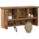  Vješalica za kapute na zidu Zidne Staro drvo 50 x 16 x 26 cm | Eponuda.com