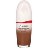 Shiseido Revitalessence Skin Glow Foundation lahki tekoči puder s posvetlitvenim učinkom SPF 30 odtenek Henna 30 ml | Shoptok.si