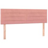  Box spring s madracem LED ružičasti 140x190cm baršunasti | shoptok.hr