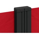  Bočna tenda na uvlačenje crvena 120x1200 cm | shoptok.hr