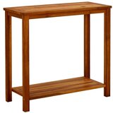  Vrtna konzolna mizica 80x35x75 cm trakacijev les | Shoptok.si
