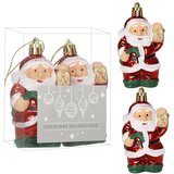  Božićni ukrasi Djed Božićnjak 8 cm – set 2 komada | shoptok.hr