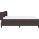  Postelja boxspring z vzmetnico Temno rjava 180 x 200 cm, (5000124104) | Shoptok.si
