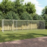  Kavez za pse Srebrno 800 x 200 x 200 cm Cinkani čelik | Eponuda.ba