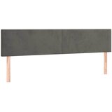  box spring s madracem LED tamnosivi 160x200 cm baršun | shoptok.hr