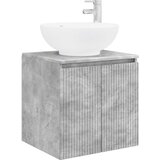 Umivaonik s policom Betonska siva 49,5 x 44,5 x 65 cm | shoptok.hr