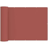  Zaslon za privatnost na balkonu 180 x 1000 cm Polyester Terakota | Shoptok.si