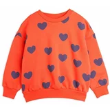 Mini Rodini Otroški pulover Hearts rdeča barva