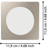 Eglo 901408 - ugradna led svetiljka fueva LED/6,3W/230V 11,9x11,9 cm hrom | Eponuda.com