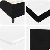 Box Spring Krevet s Madracem &amp Klupom Crni 90x190 cm Tkanina | shoptok.hr