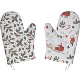 Butter Kings Pamučne kuhinjske rukavice u setu 2 kom s božićnim motivom Happy Santa – | shoptok.hr