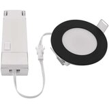 Emos zv1164 Led panel lori ugradni okrugli crni 4,5w 345lm ip65 8,5x2,9cm cct ( 3640 ) | Eponuda.com