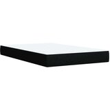 vidaXL Box spring postelja z vzmetnico črna 120x190 cm blago | Shoptok.si
