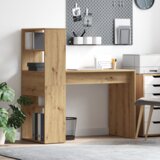 vidaXL Stol s pohranom Umjetnički hrast 113x54x120 cm Inženjerska drva | shoptok.hr