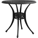  vrtni stol crni 78 x 78 x 72 cm od lijevanog aluminija | shoptok.hr