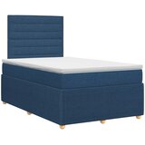  Boxspring krevet s madracem Plava 120 x 190 cm Tkanina Slike