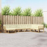  Set vanjskih sofa 8 kom. Bijela i krem 404 x 245,5 x 73 cm | Shoptok.si