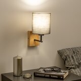  Brilagi - Zidna lampa NUBILA WOOD 1xE27/25W/230V hrast/antracit | Eponuda.com